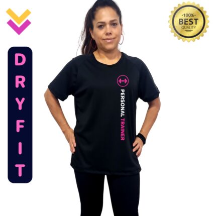 Camiseta Personal Trainer Personalizada Nome DryFit Md3
