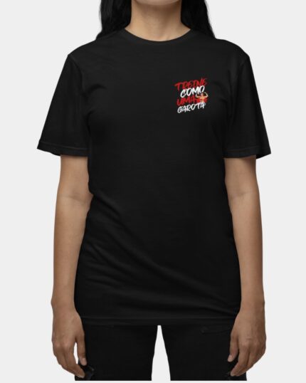Camiseta Feminina Frase Treine Como Uma Garota