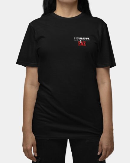 Camiseta Feminina Frase Levanta e Faz