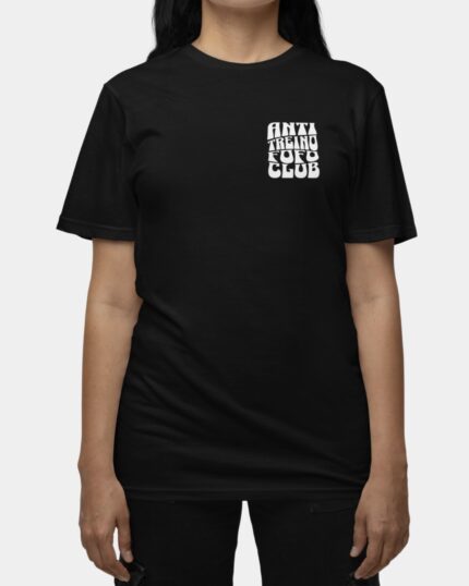 Camiseta Feminina Frase Anti Treino Fofo